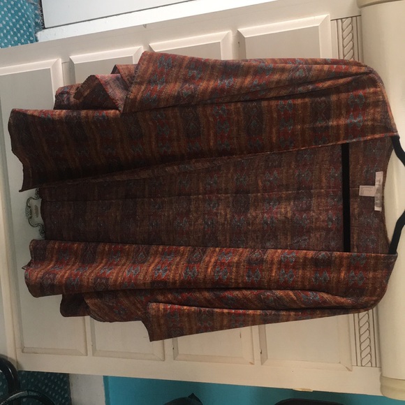 Brown and orange Kimono - Picture 2 of 2